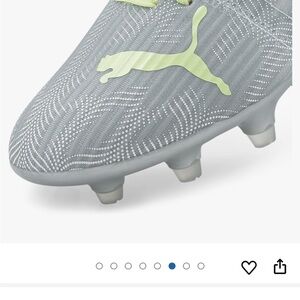 Puma Gray Soccer Cleats